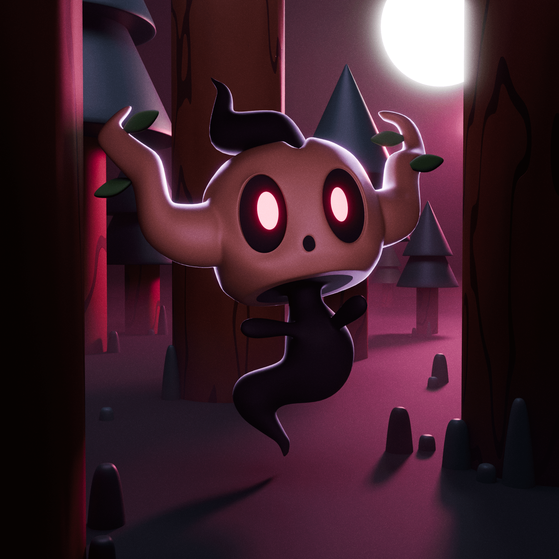1920x1920 Another Pokemon Card Inspired Render. (12 07 23) Phantump