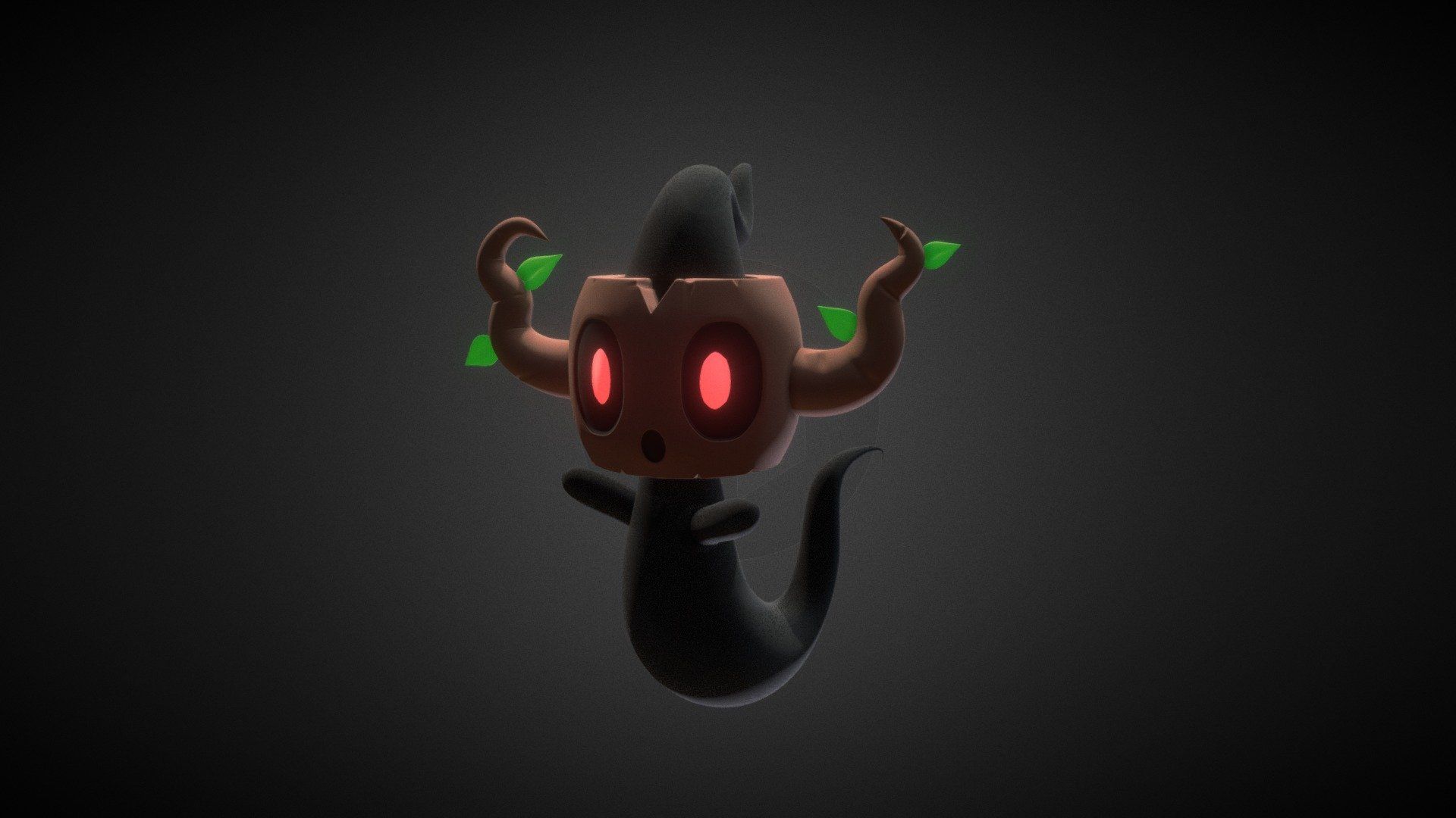 1920x1080 Phantump Pokemon Free 3D model by rikelmyso7 [78907d7]