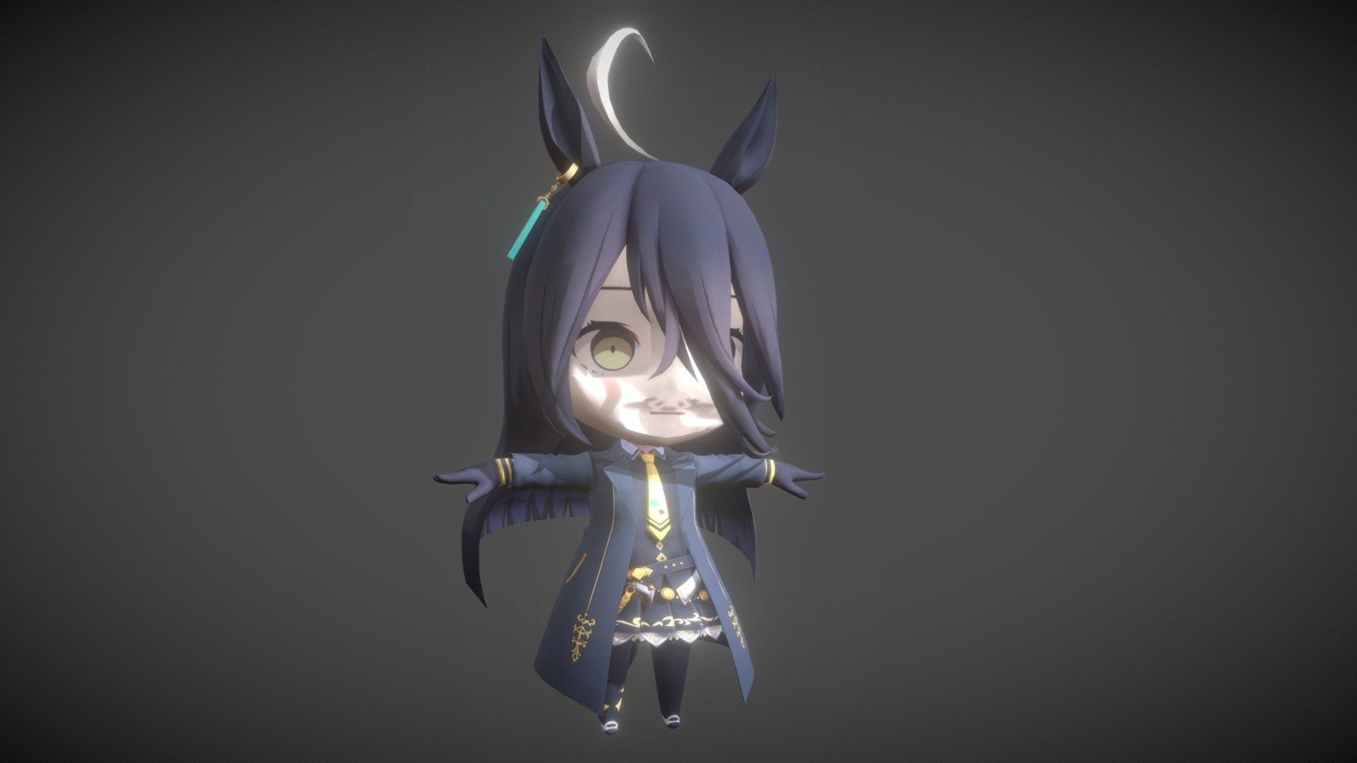 1920x1080 Manhattan cafe chibi Free 3D model by photon (that one larry) [49bd0ca]
