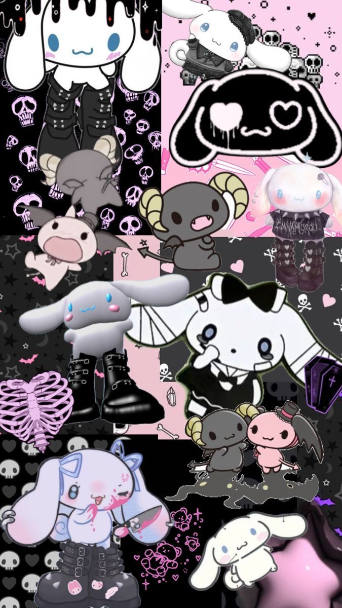 675x1200 a little gothic cinnamoroll vision board