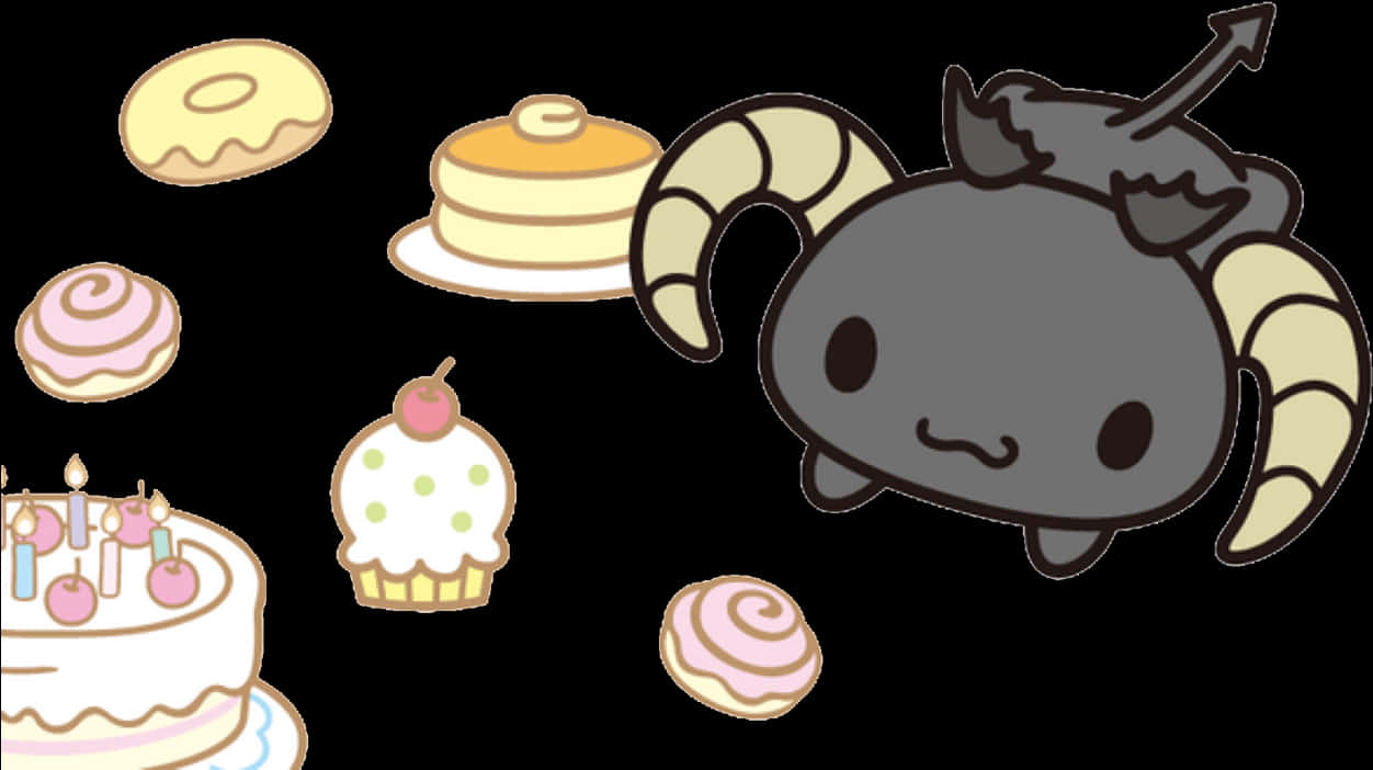 1252x702 Download Cinnamoroll Dessert Theme Illustration PNG