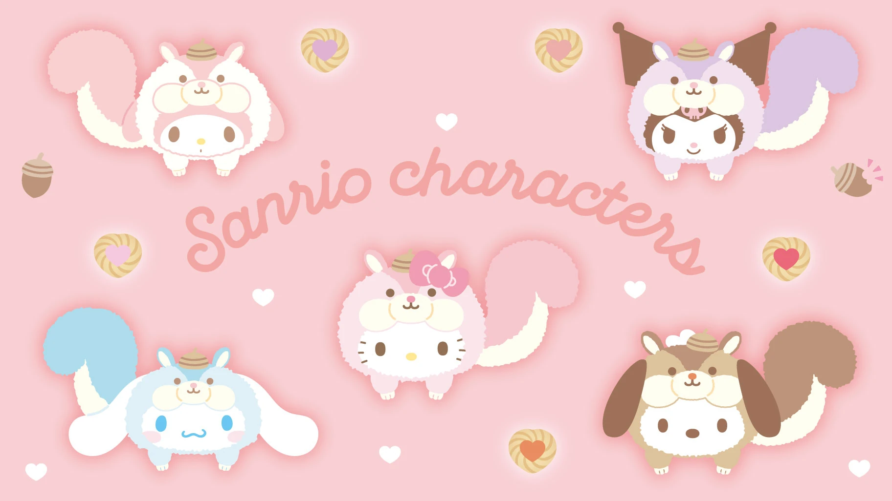 1824x1026 Fluffy Squirrel Design Series