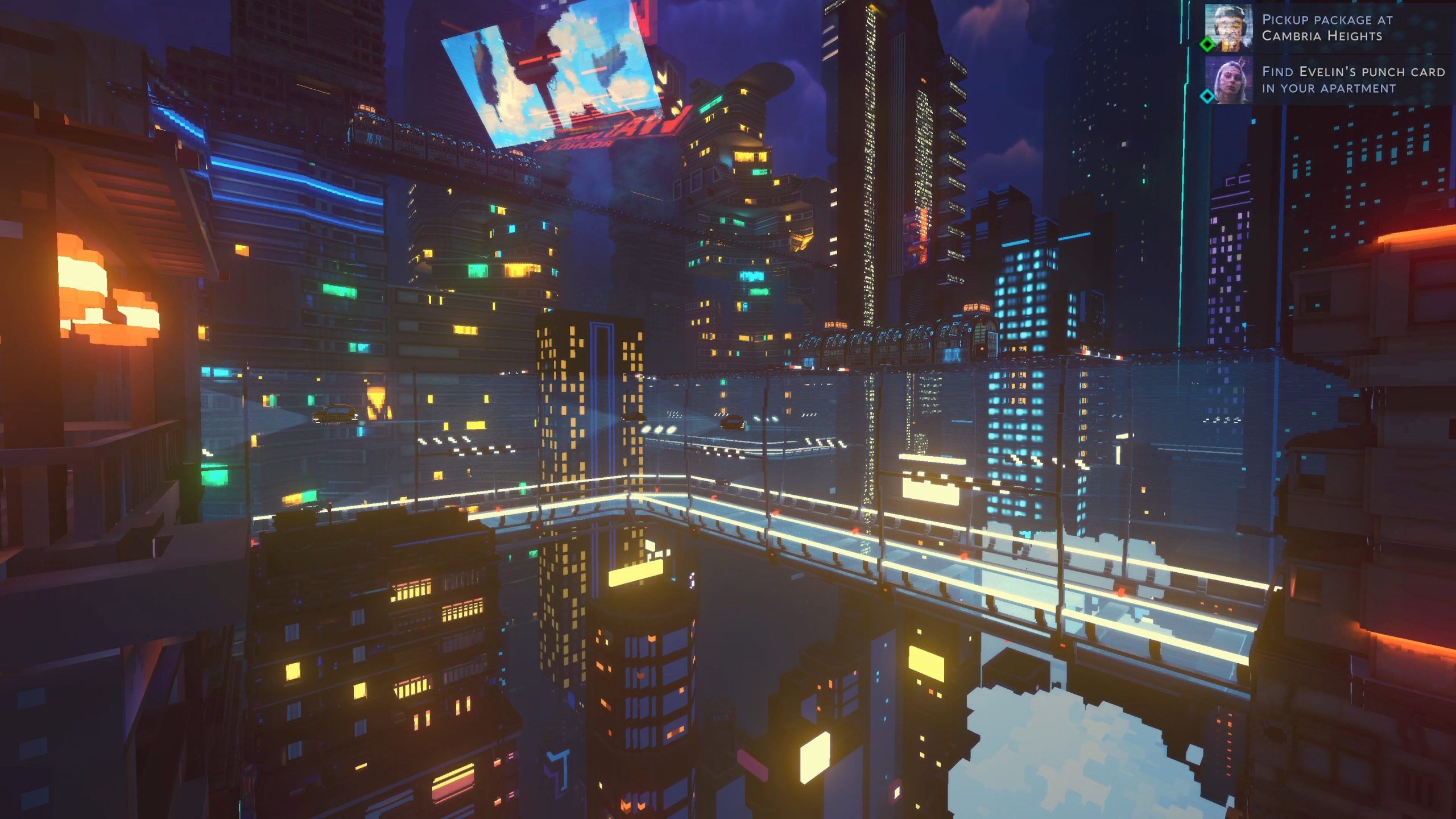 2560x1440 Return to the world of Cloudpunk optimised for Xbox Series X. S!