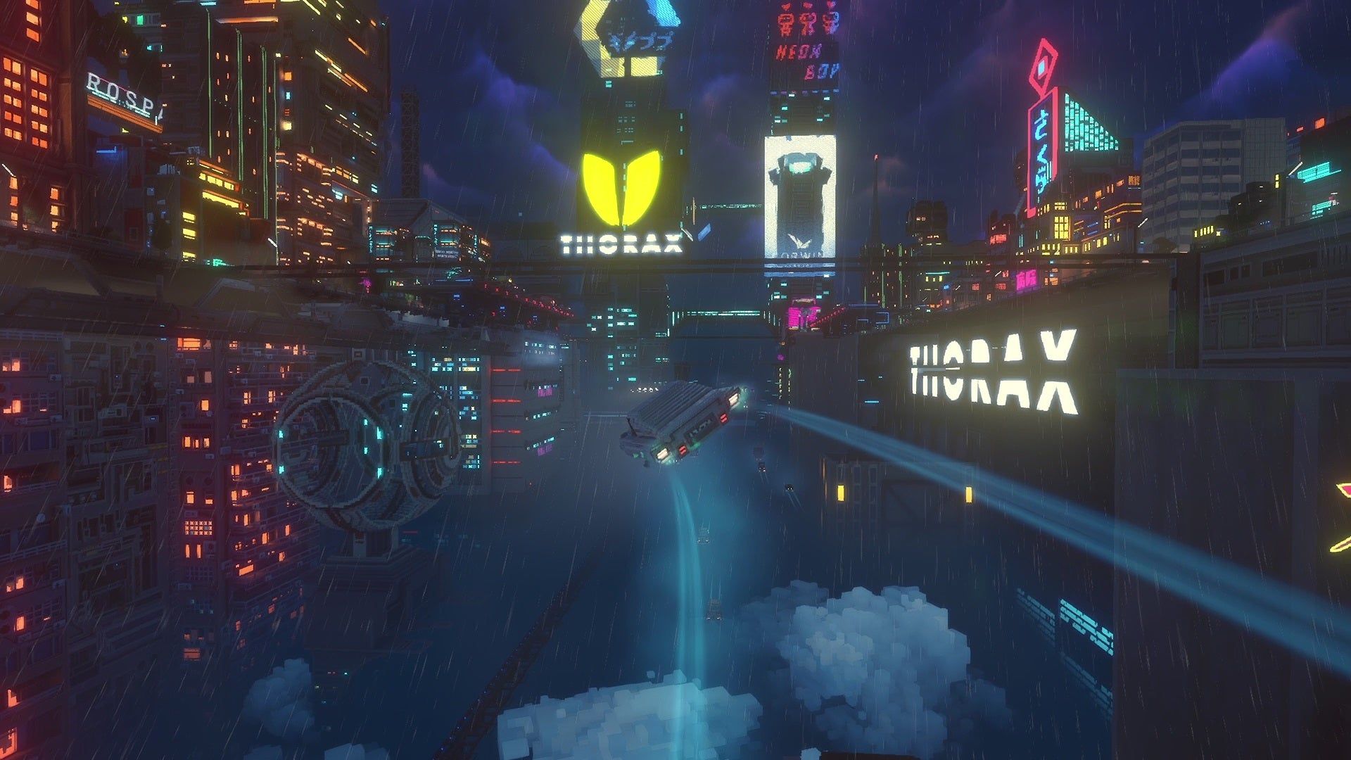 1920x1080 Cloudpunk's Sequel Sized City Of Ghosts DLC Is Out Now. Rock Paper Shotgun