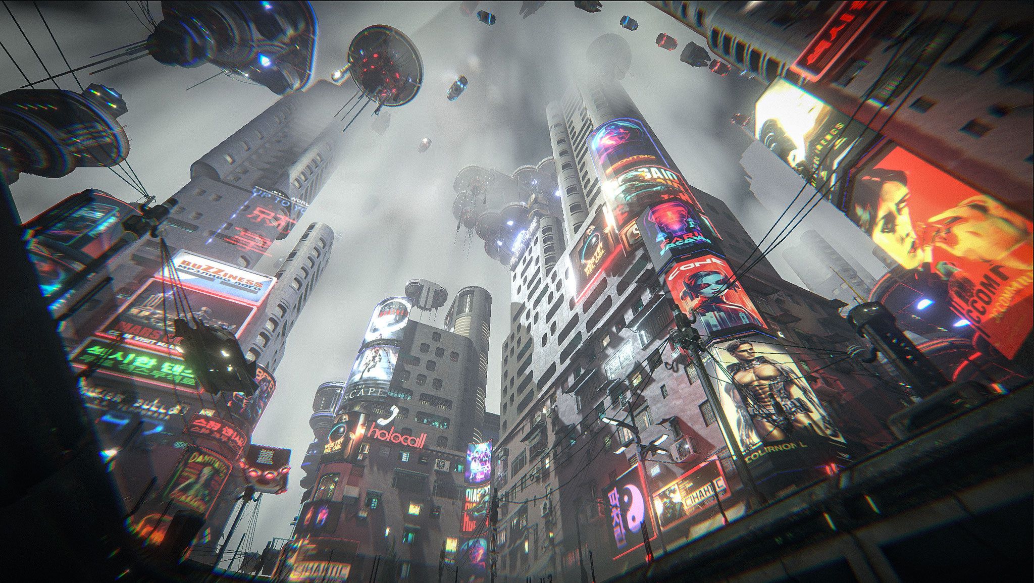 2048x1155 Neon Drift: Cloudpunk Chronicles XR MR Video Game