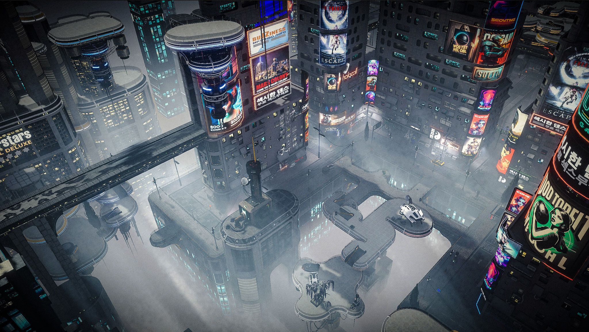 2048x1155 Neon Drift: Cloudpunk Chronicles XR MR Video Game