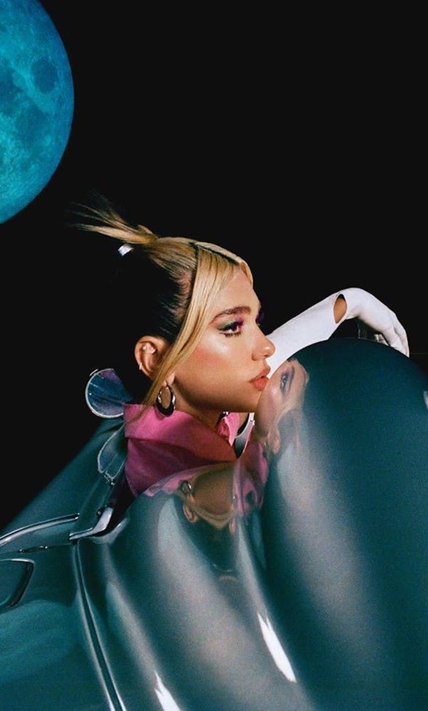 855x1420 Dua Lipa Future Nostalgia Wallpaper