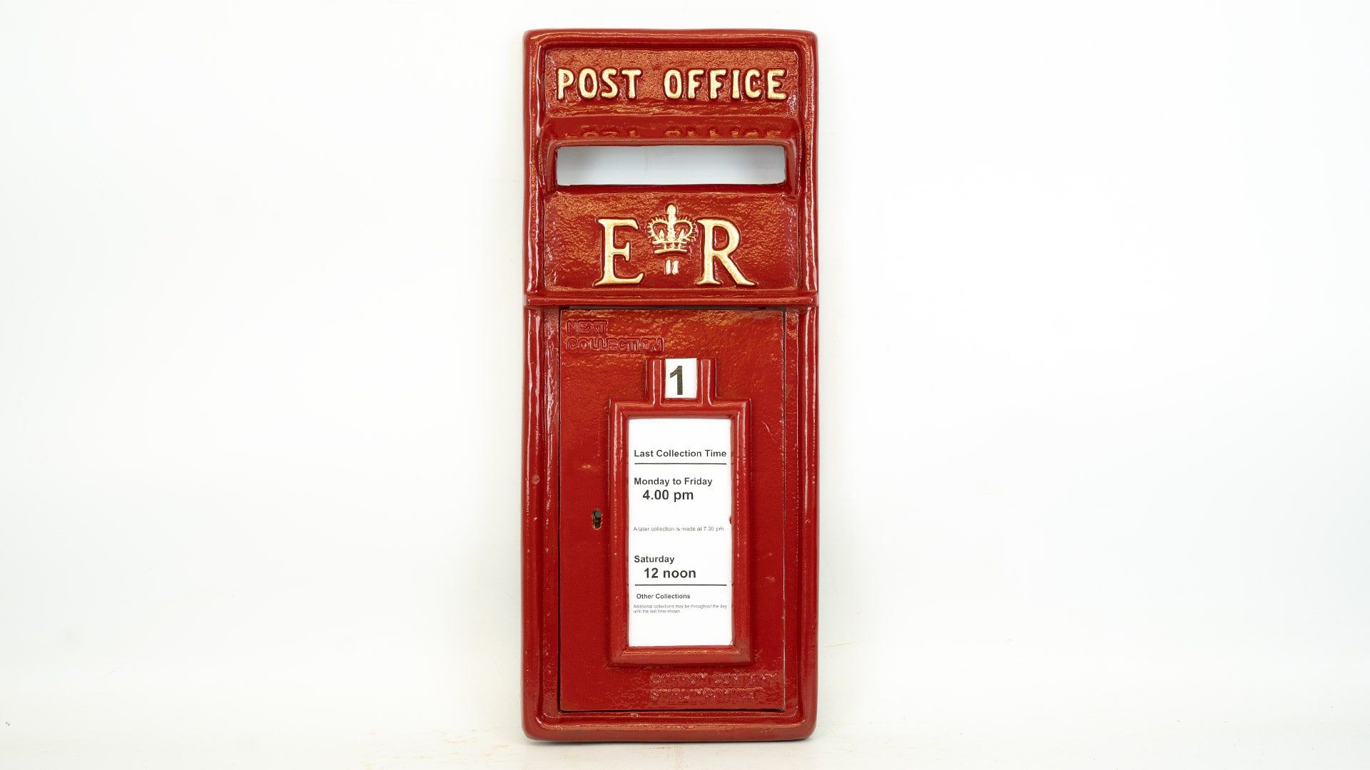 1920x1080 Cast Iron Postal Fronts. Built In Post Box