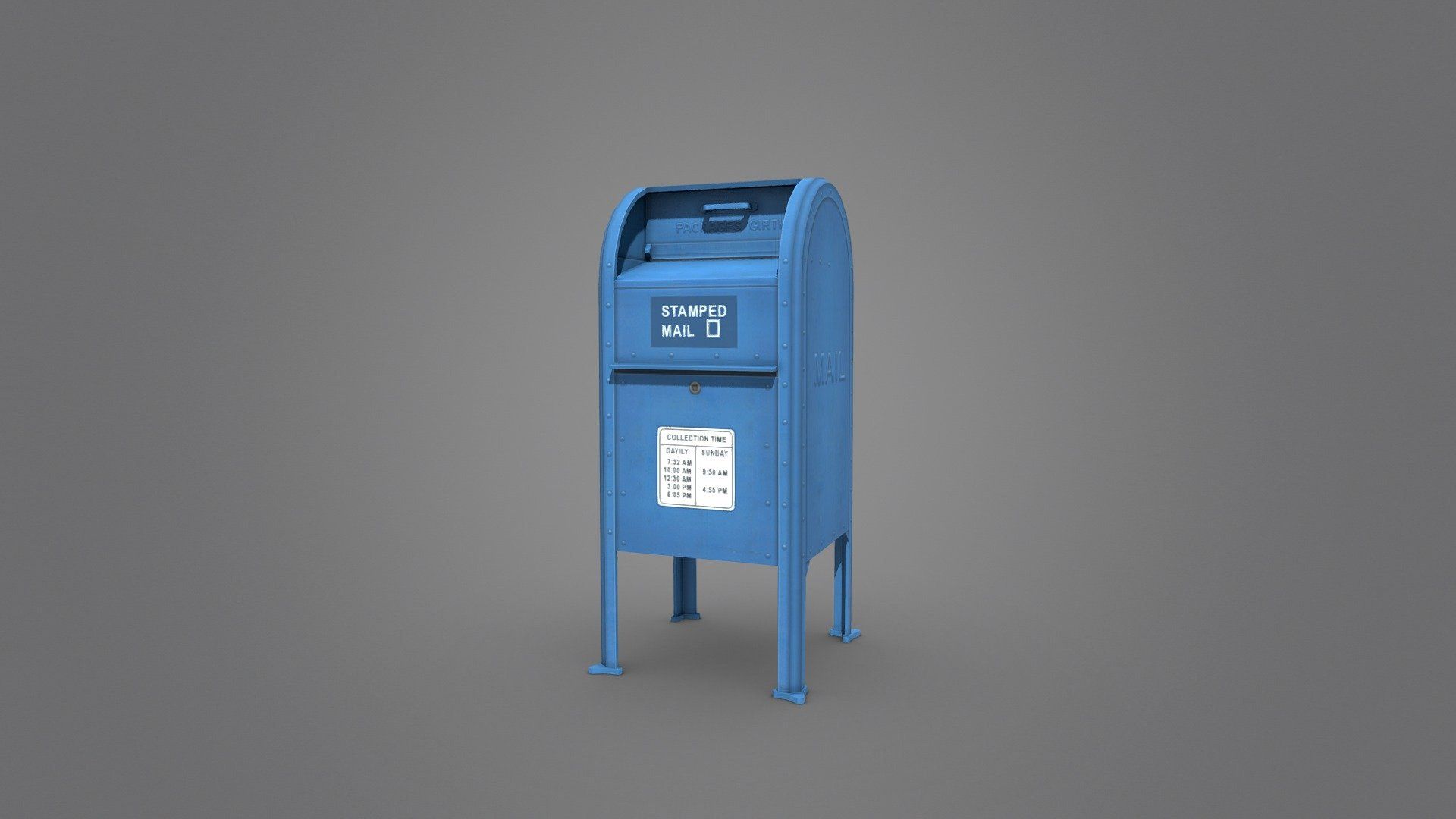 1920x1080 Mailbox model by Rescue3D Assets [7819347]