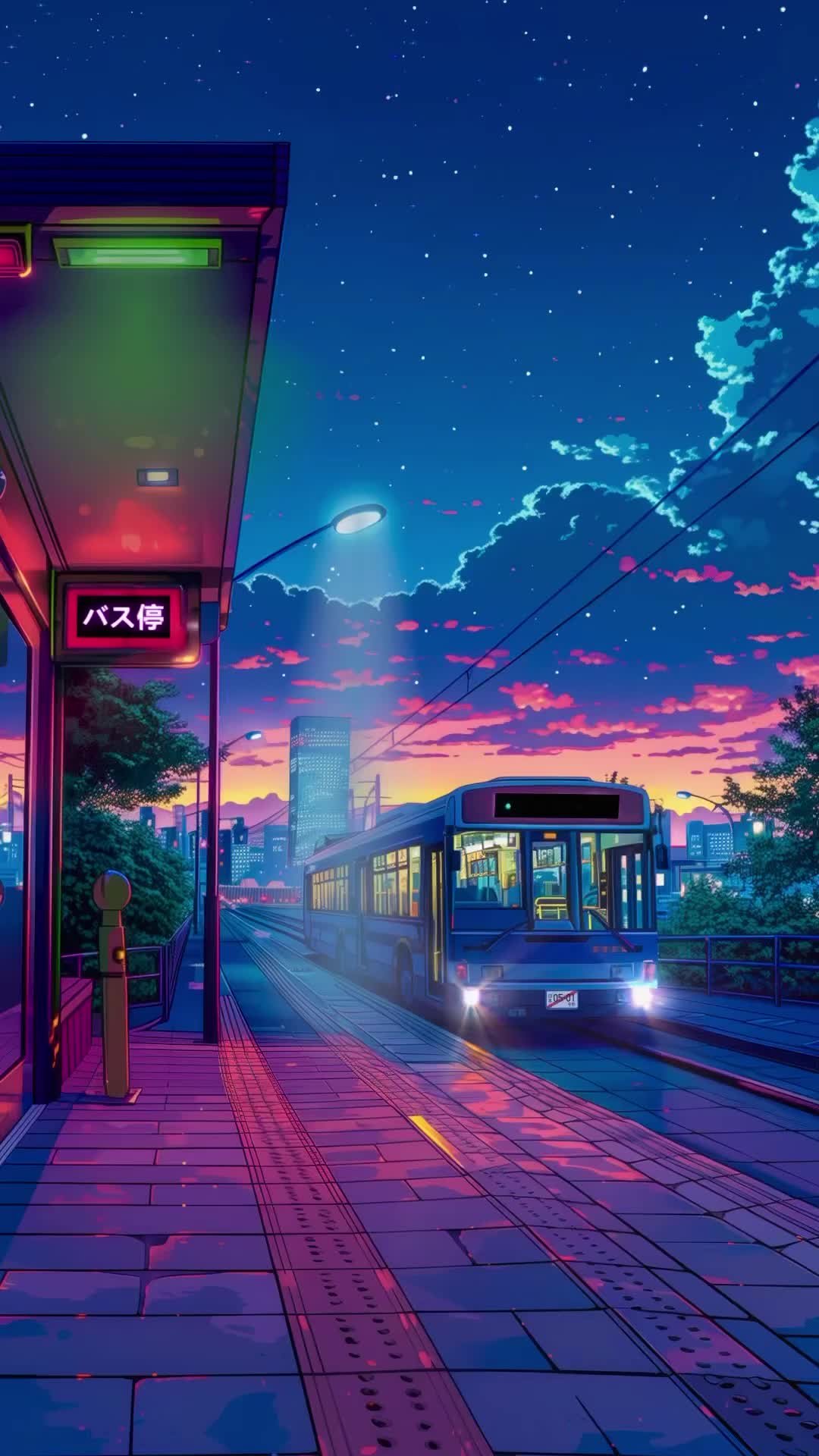 1080x1920 Lofi gif wallpaper phone. Lofi moving background, Train pixel art wallpaper, Anime scenery wallpaper