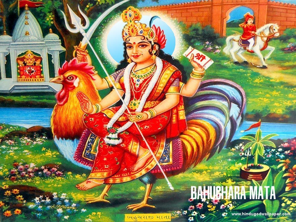 1024x768 Bahuchara Maa Wallpaper