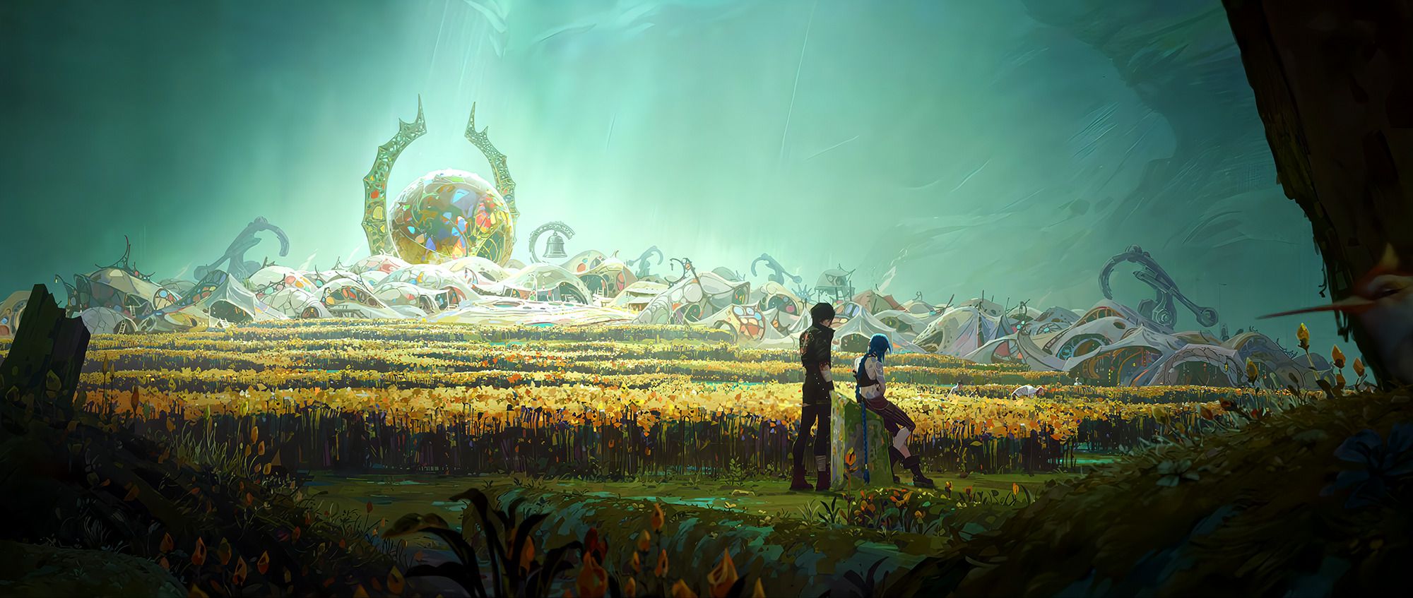 2000x847 8k Resolution Upscaled + Edited Arcane Season 2 Wallpaper link