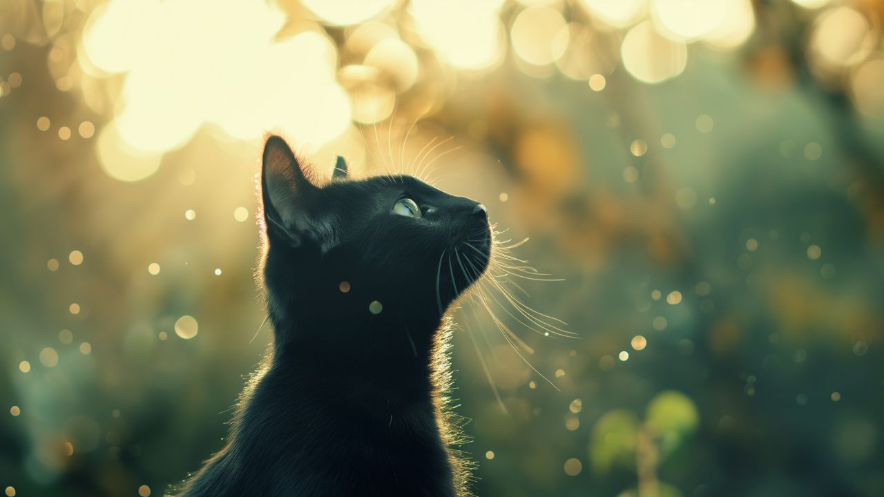 1280x720 Cat Wallpaper 4K, Sunny