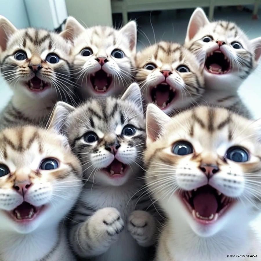 900x900 Cat Selfie 6 Digital Art