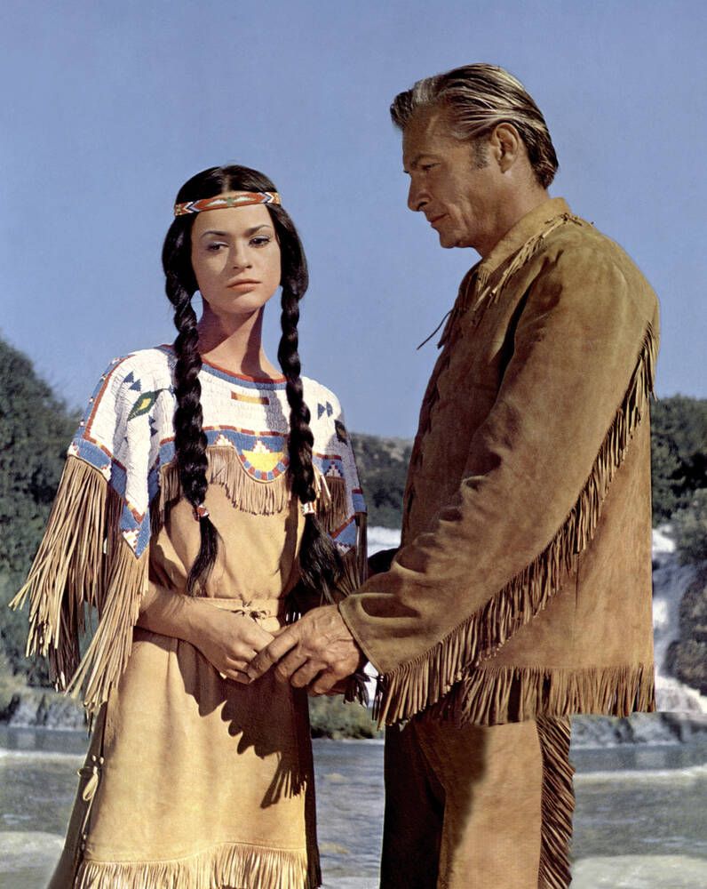 796x1000 Winnetou Marie Versini et Lex Barker et Tableau Limitées / Vente