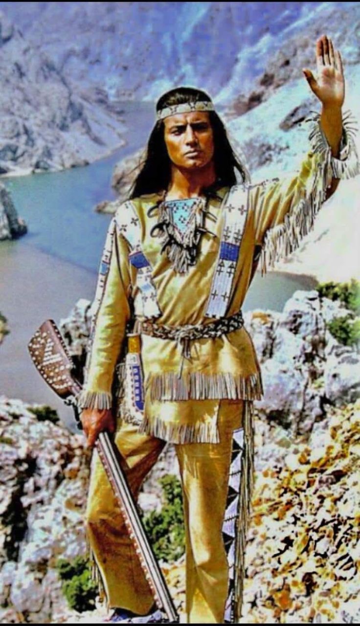 736x1280 Chinese Patterns in 'Winnetou 3'. Winnetou Karl may filme, Indianer