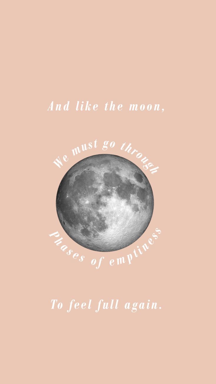 736x1308 Pink Moon Quote Wallpaper