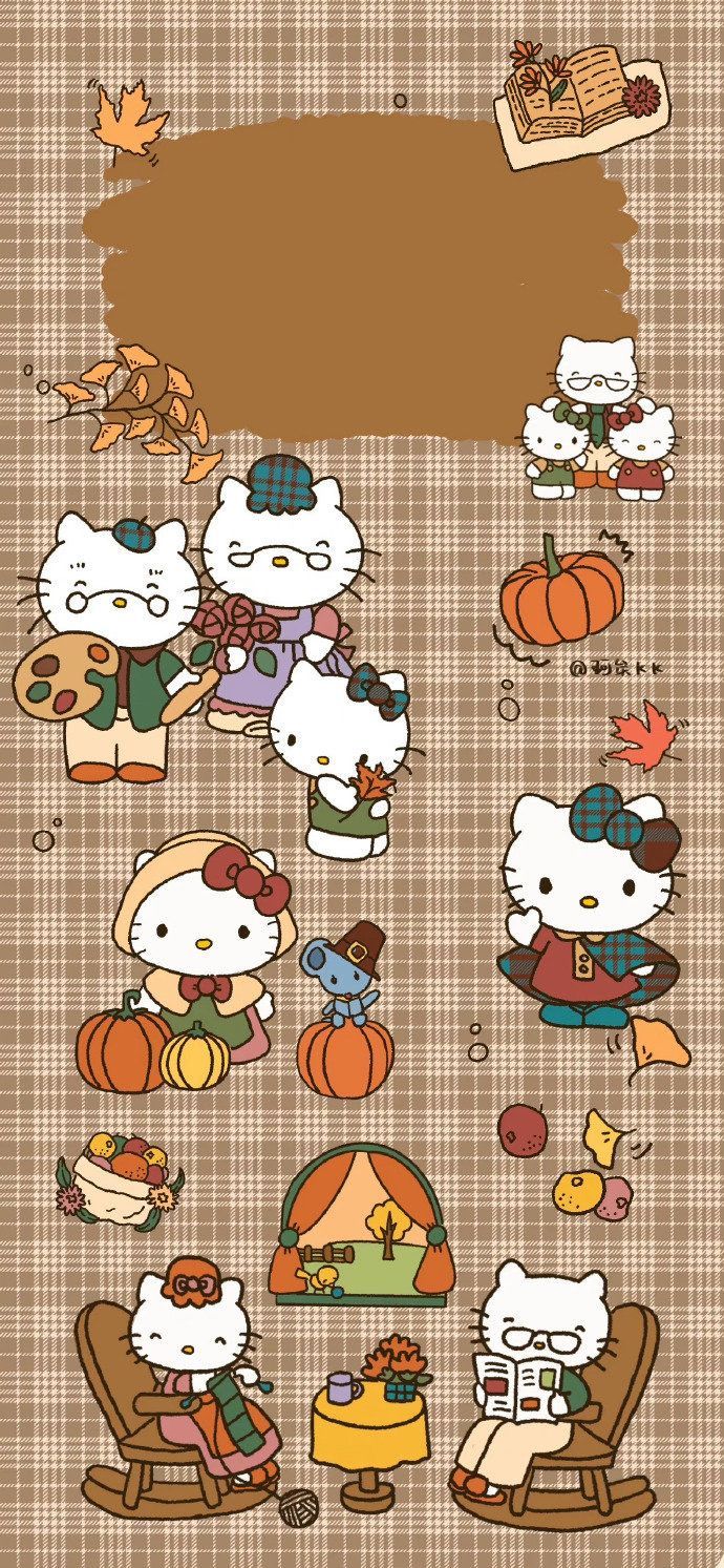 690x1493 hello kitty wallpaper