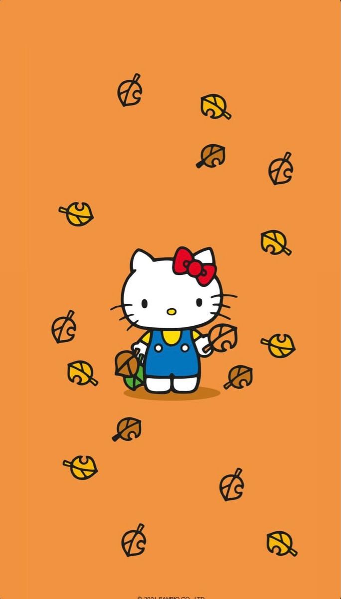 684x1200 Hello kitty thanksgiving wallpaper iphone. Fall wallpaper hello kitty, Sanrio fall wallpaper iphone, Hello kitty halloween wallpaper