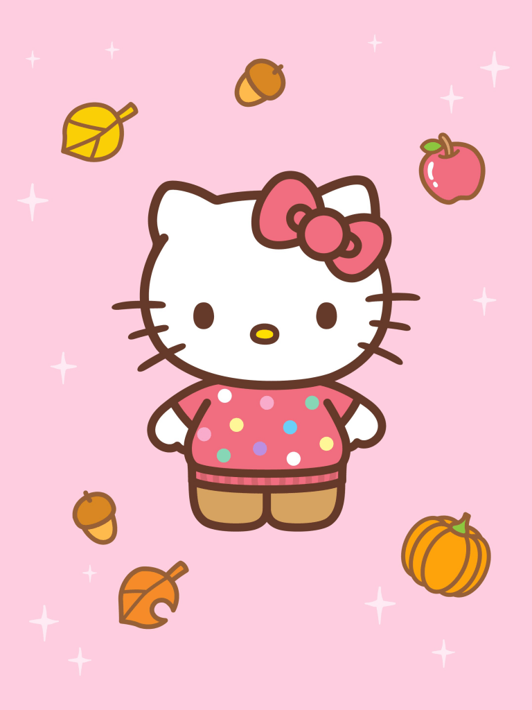 768x1024 Sanrio Wallpaper 4K, Hello Kitty background, 5K