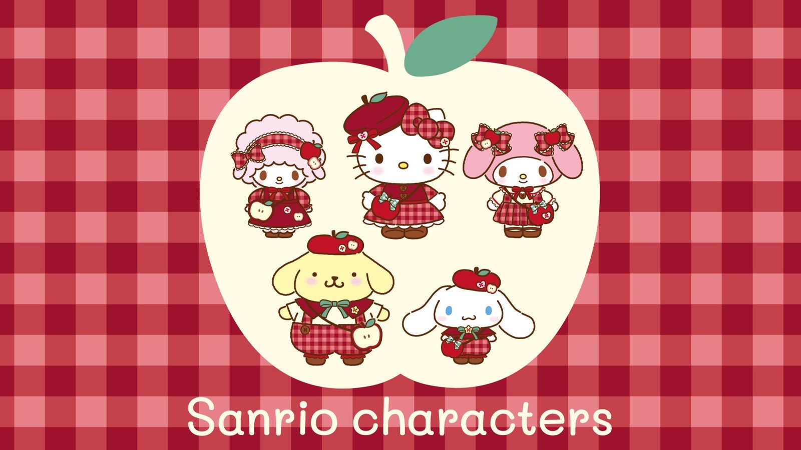 1600x900 サンリオ 秋めくりんごデザインシリーズ 9月9日より登場!