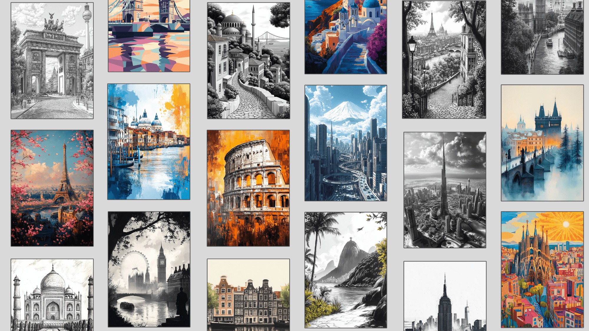 2000x1125 Cityscape & Landmark Metal Prints