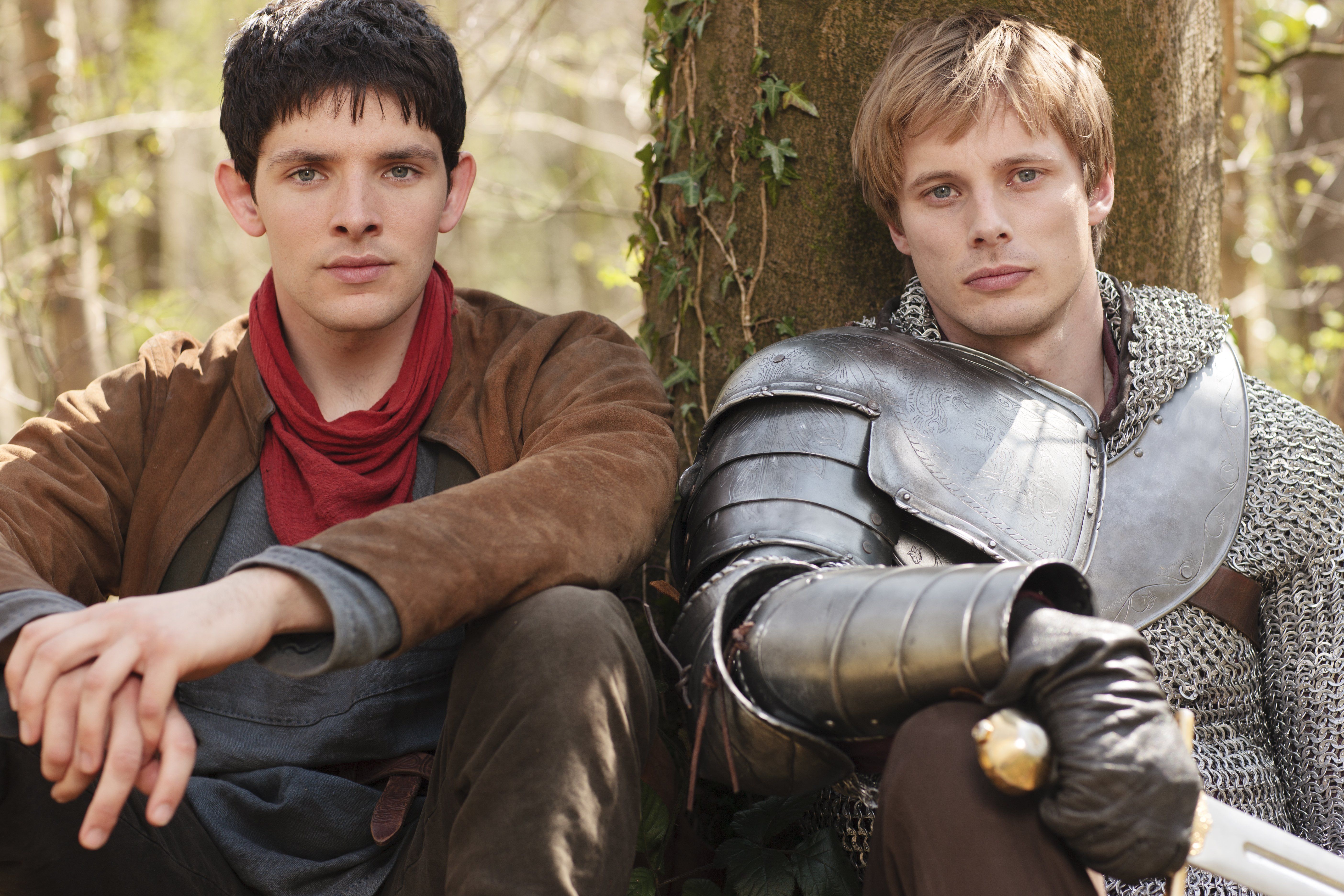 5616x3744 Download Bradley James Arthur (Merlin) Merlin (Merlin) Colin Morgan TV Show Merlin (2008) 4k Ultra HD Wallpaperx3744