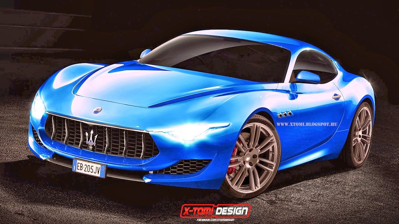 1366x768 Rendering: New Maserati GranTurismo Based On Alfieri Concept