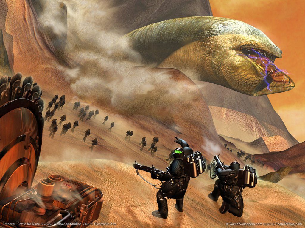 1024x768 Sandworm image for Dune: War of Assassins