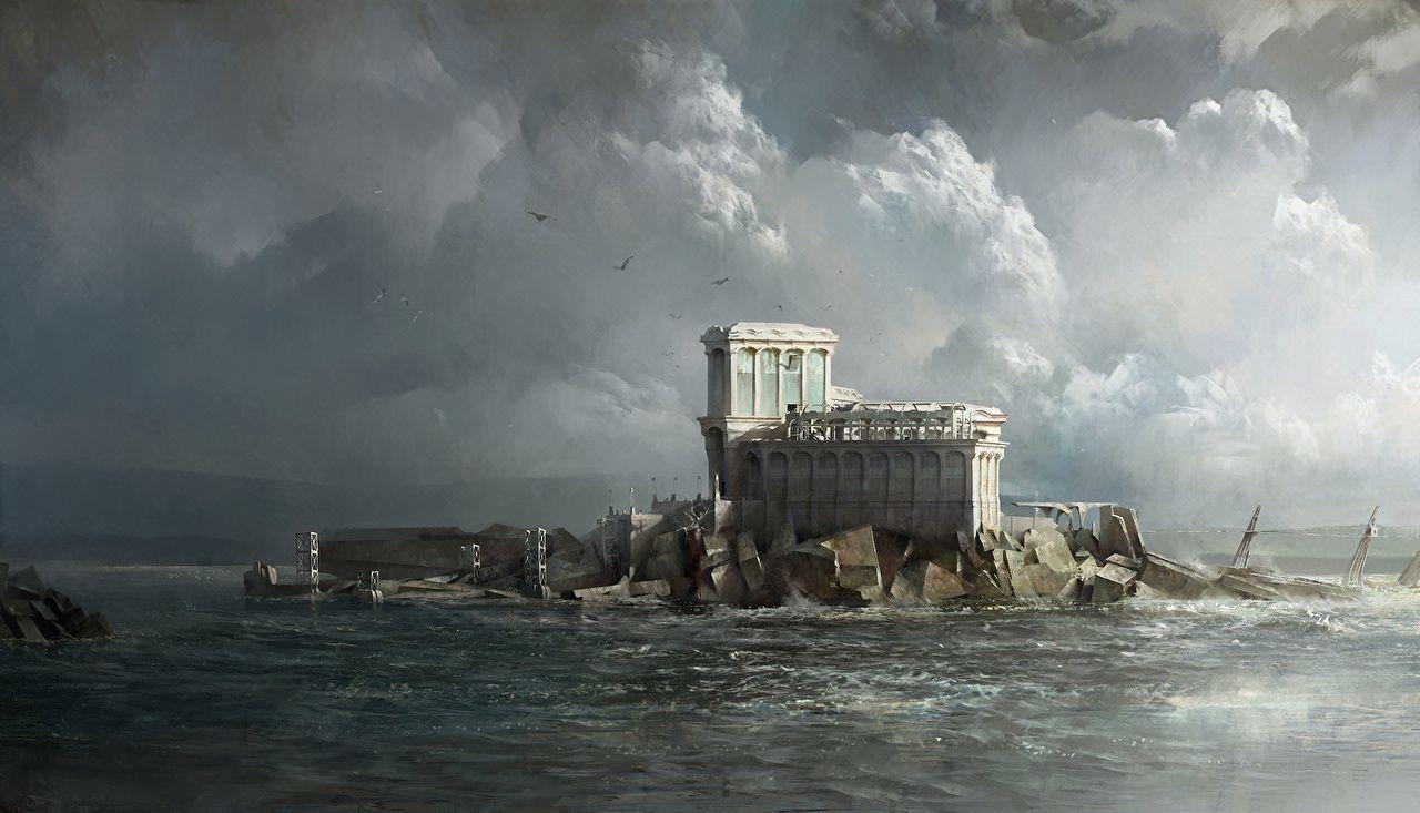 1280x733 Picture Dishonored 2 Thundercloud Castles Games Island