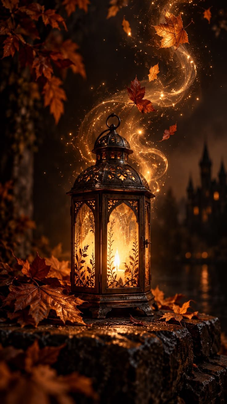 736x1307 Magical Autumn Wallpaper