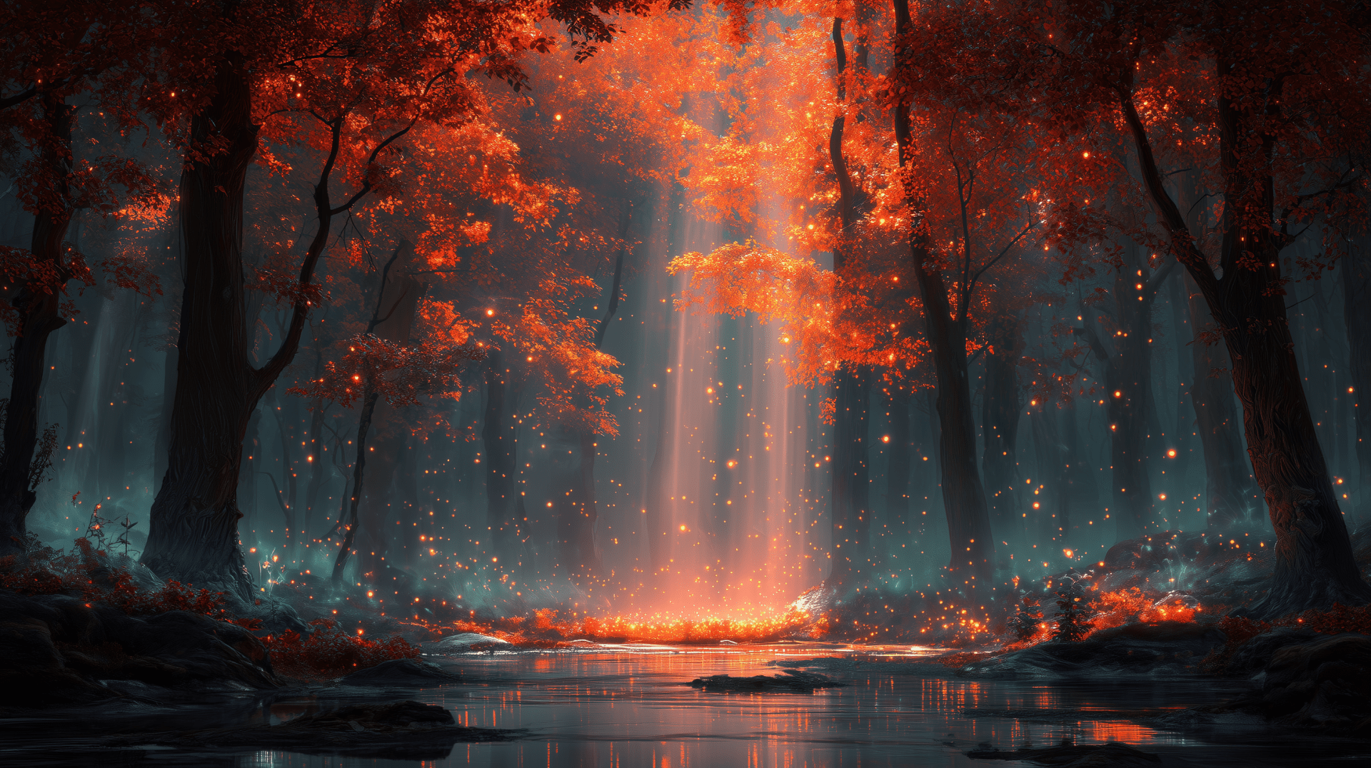 1920x1076 Enchanted Autumn Sun