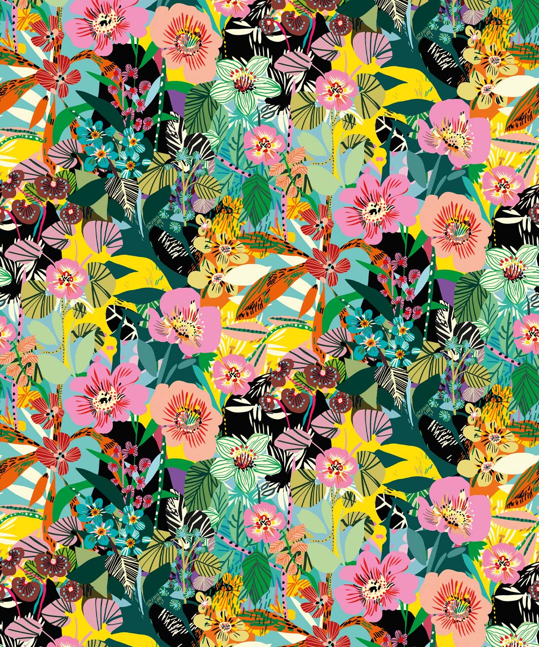 1100x1320 Milton & King de Fleurs Wallpaper