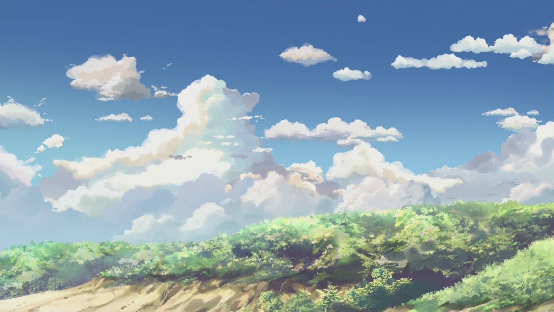 1920x1080 Download Forestland Aesthetic Anime Scenery Wallpaper