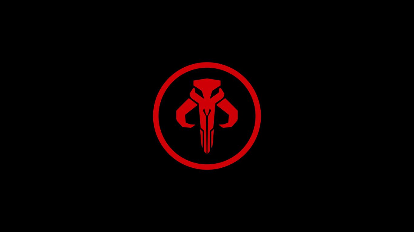 1366x768 The Mandalorian Star Wars Logo 4k Laptop HD , HD 4k Wallpaper , Image, Background, Photos and Picture