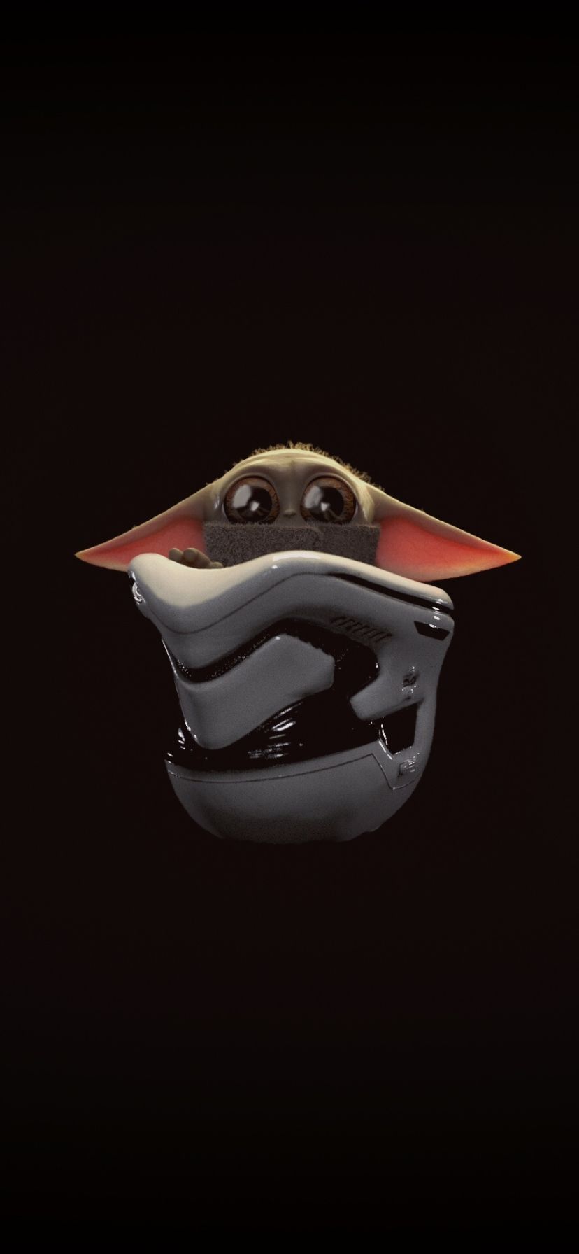 828x1792 Phone wallpaper: Tv Show, The Mandalorian, Minimalist, Star Wars, Baby Yoda 1173878