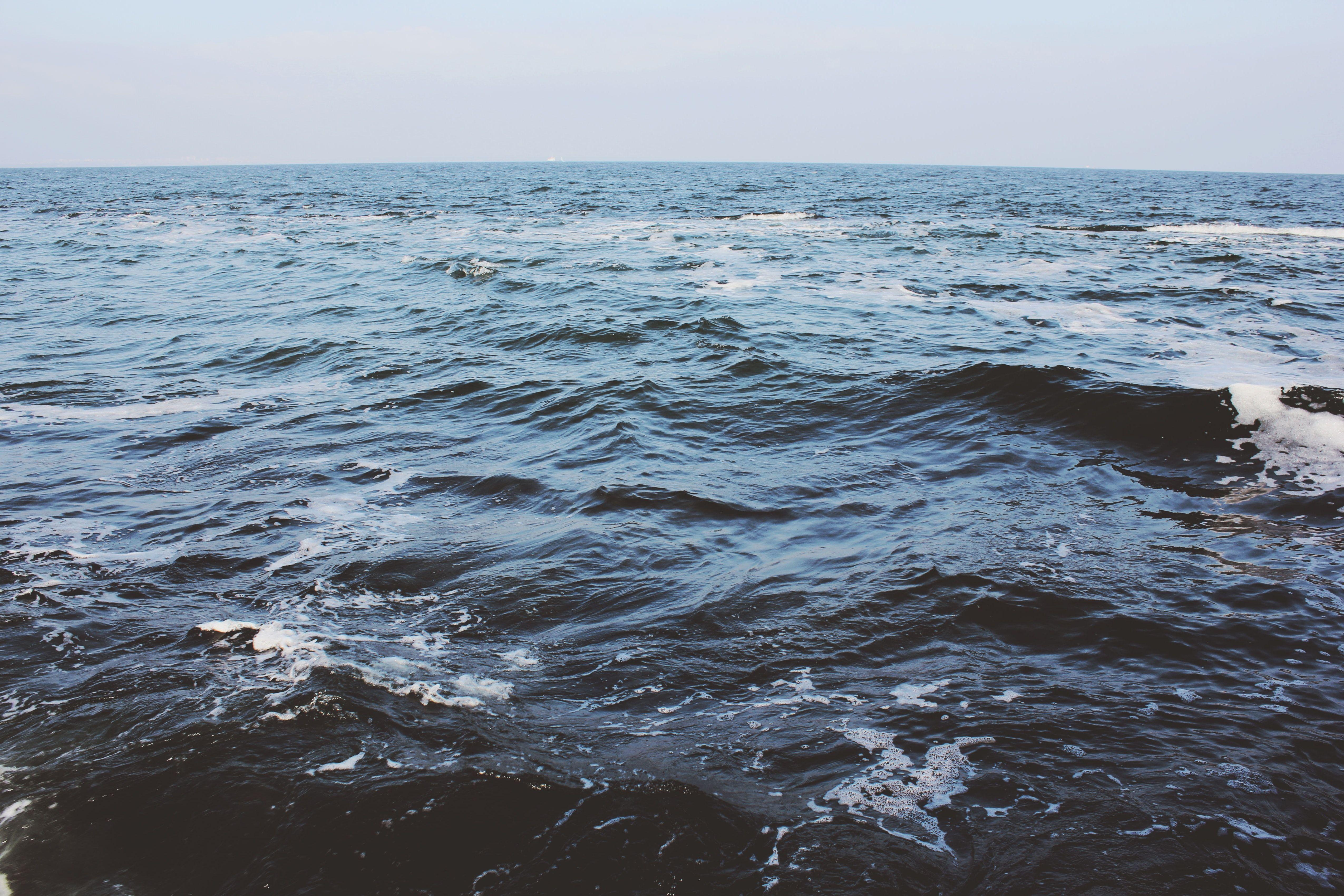 5100x3400 Water, ocean, sea, wafe, whitecap, open water, horizon, nature, pantai, laut, danger, wave and blue HD photo by Max Okhrimenko on. Wasser, Sommer