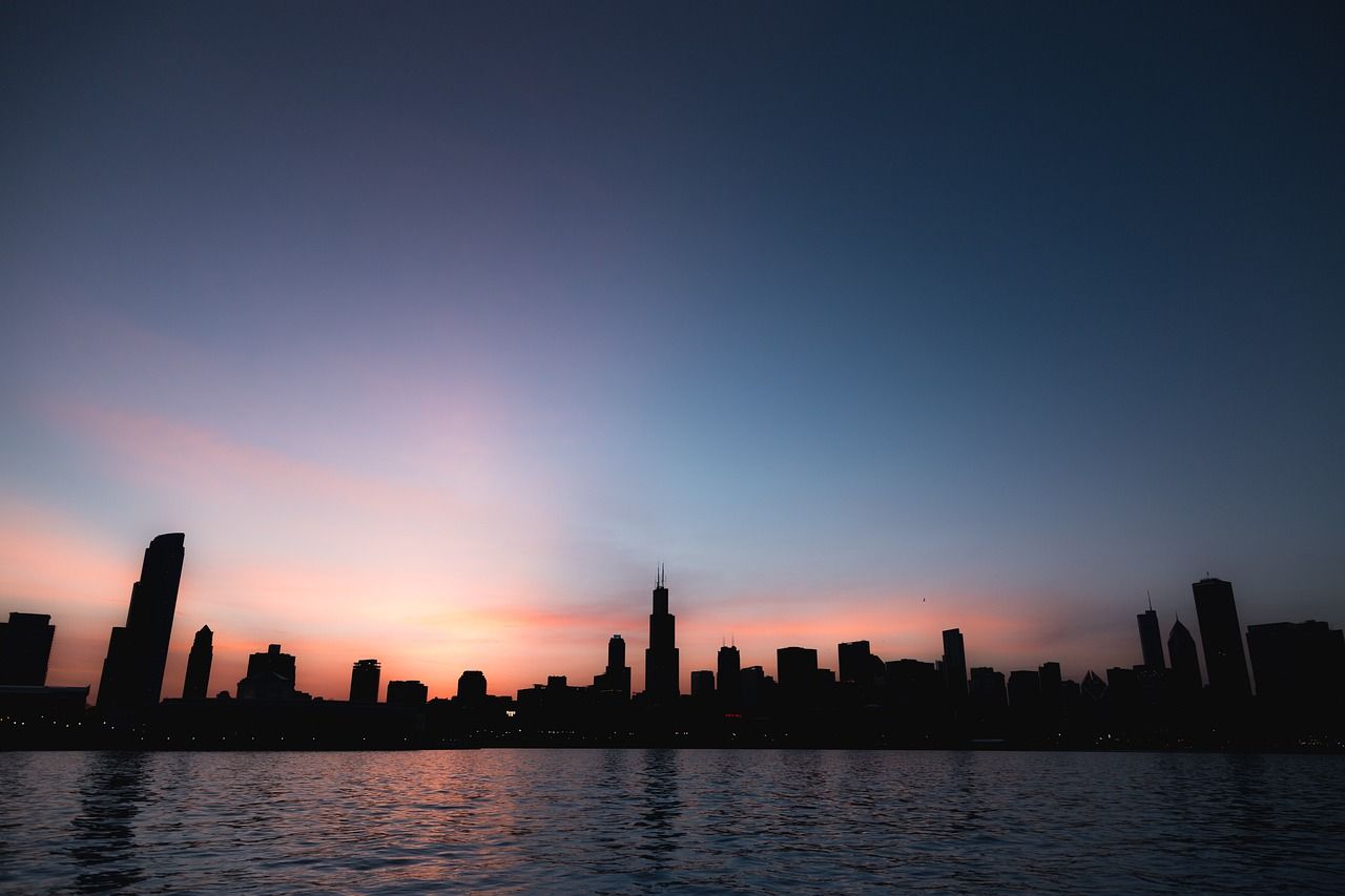 1280x853 Dark City Skyline