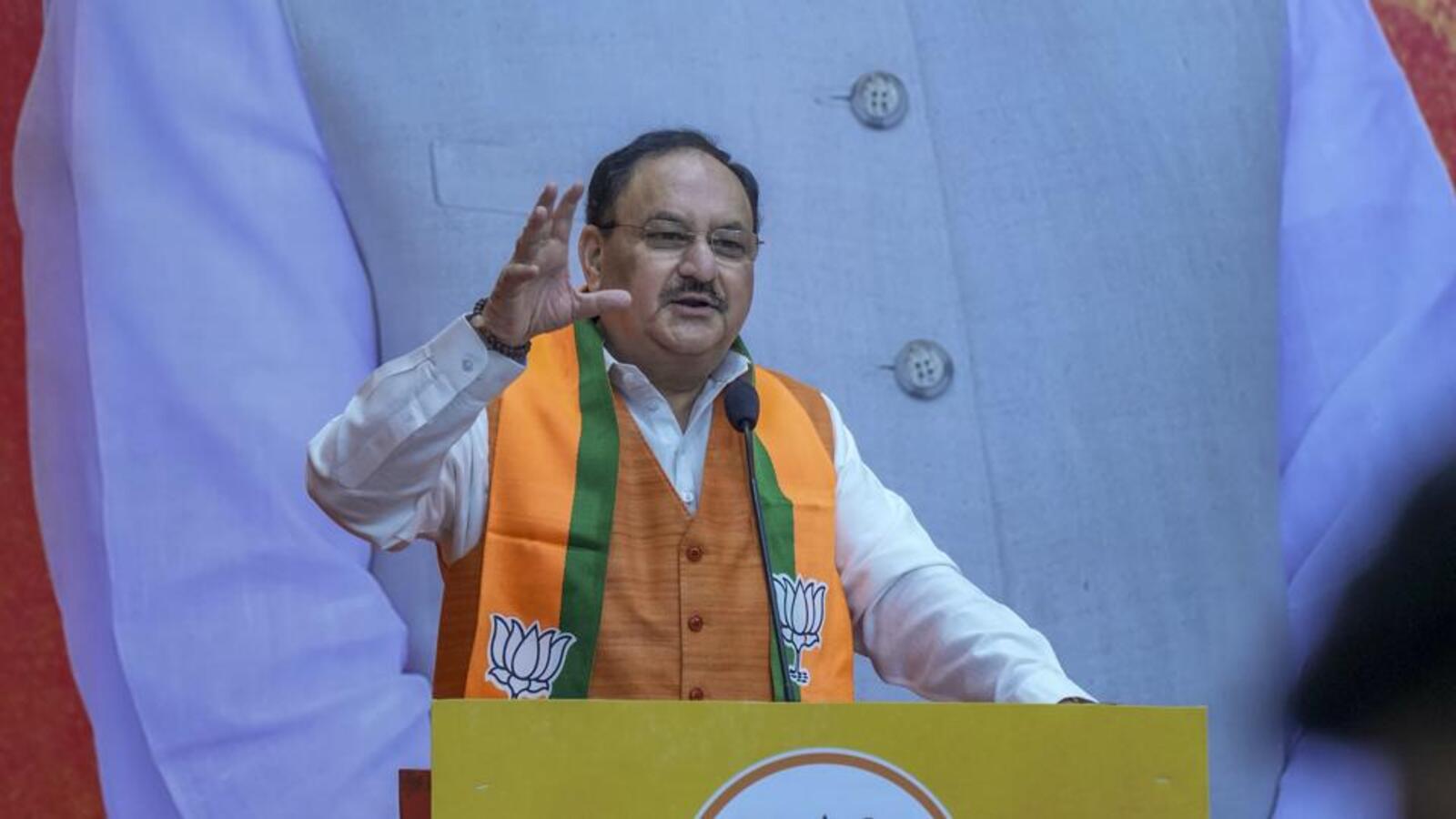 1600x900 BJP never compromised on ideology': JP Nadda on party's 40th Foundation Day