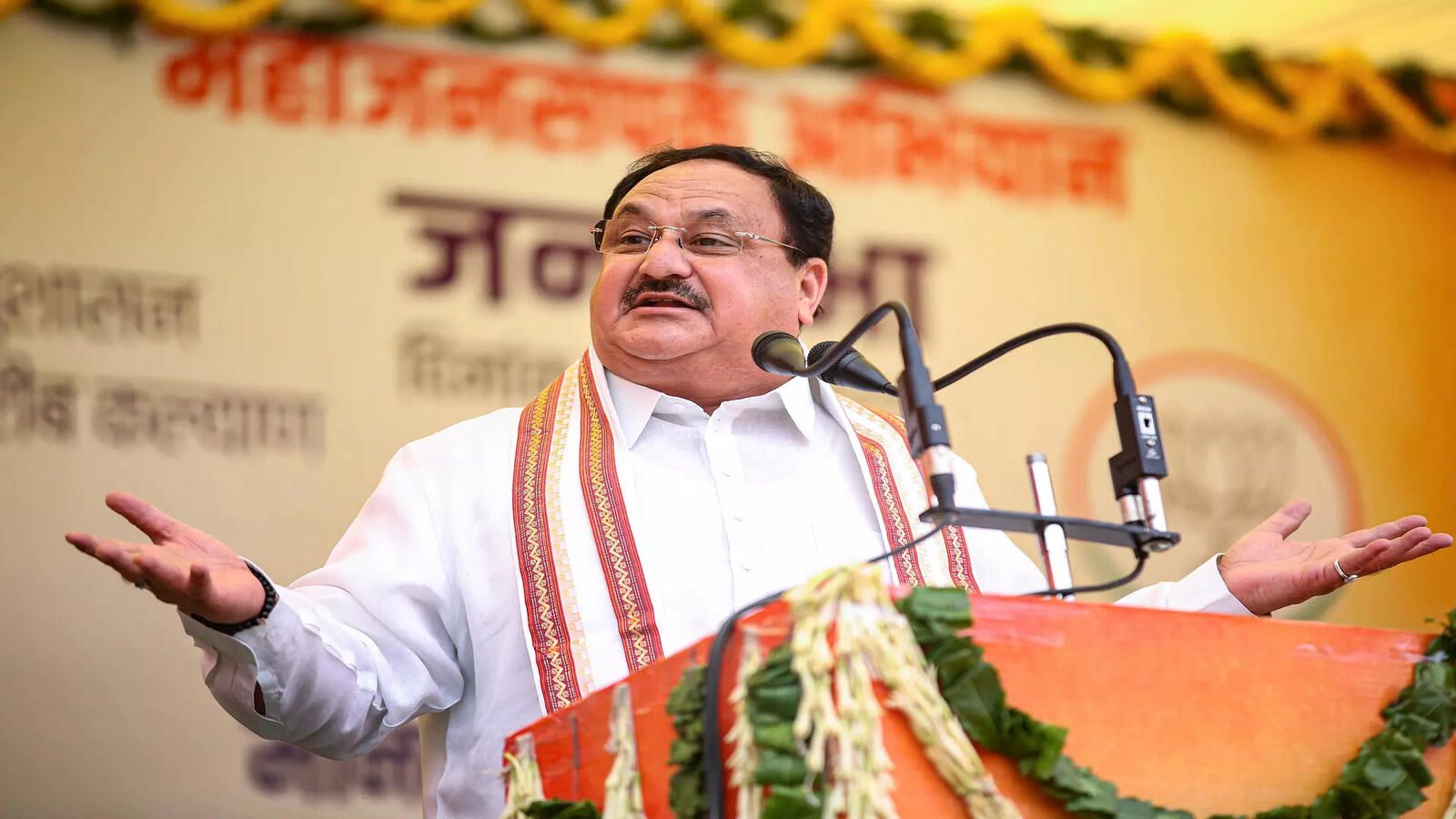 1600x900 nadda: India has been giving befitting reply to anyone casting evil eye on it: J P Nadda Economic Times