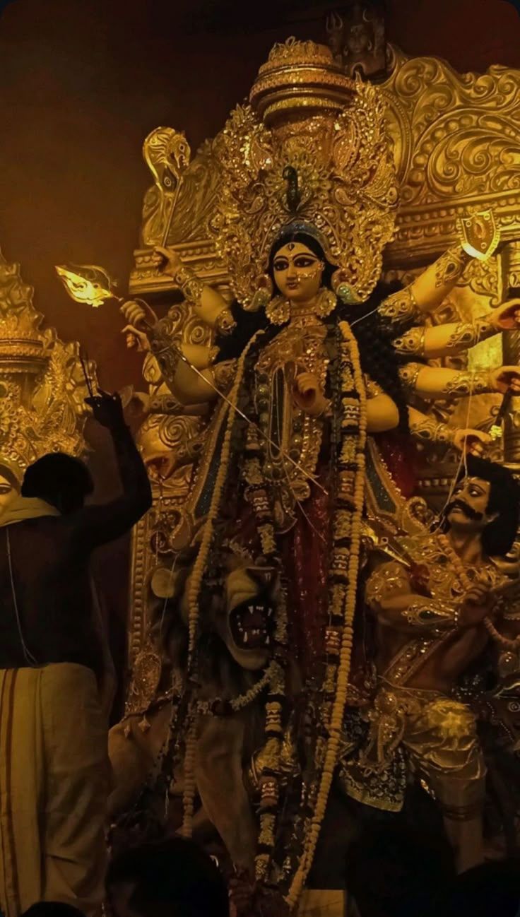 736x1298 Durga maa wallpaper. Durga puja in kolkata, Durga idol kolkata, Durga puja aesthetic
