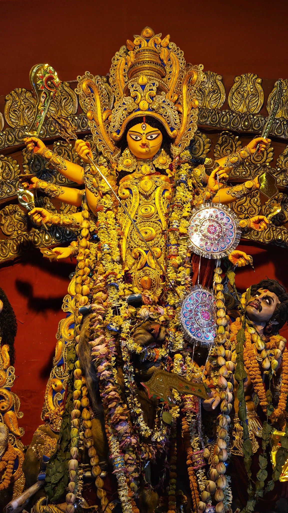1152x2048 The beauty of Kolkata's Durga Puja is truly legendary—it's a