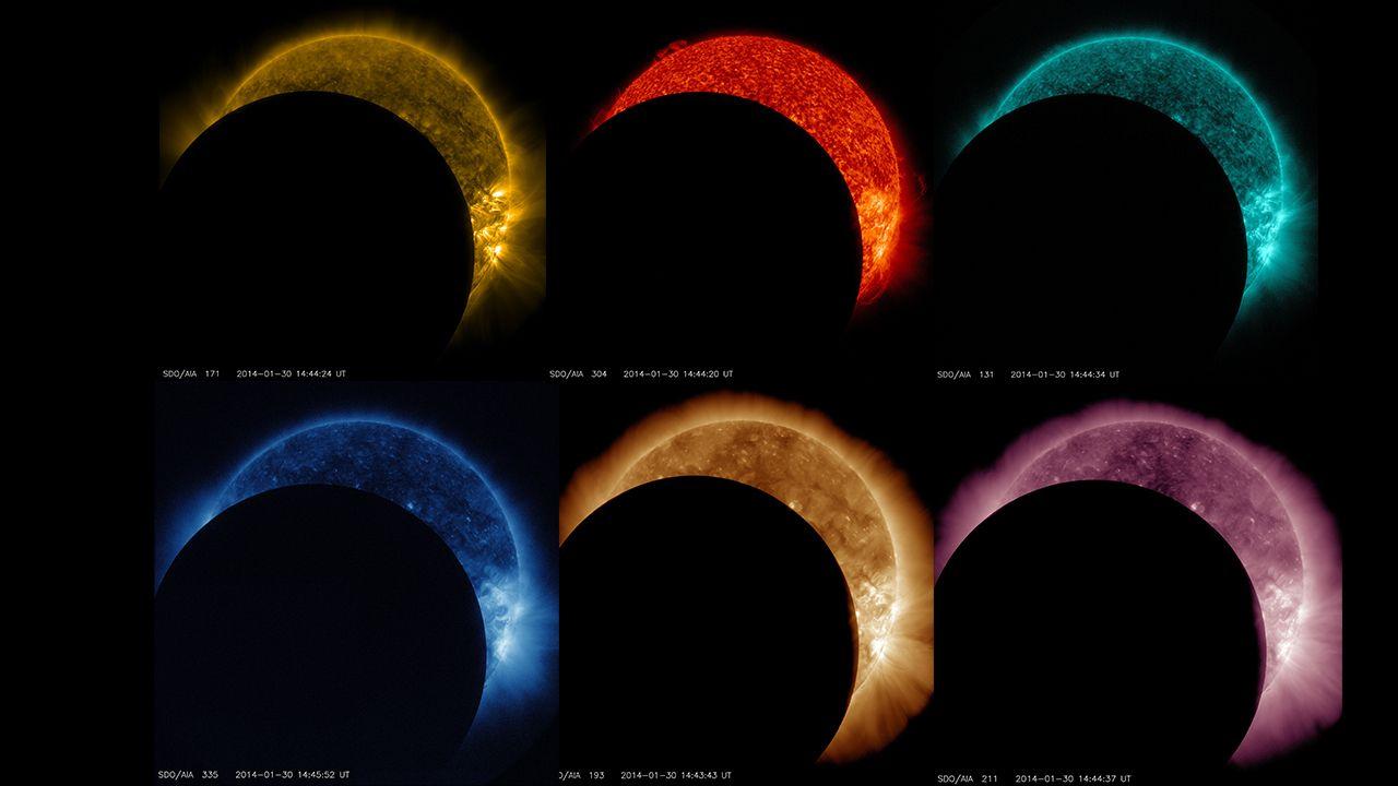 1280x720 Solar Flare, Partial Eclipse Spied By Sun Watching NASA Spacecraft (Video)