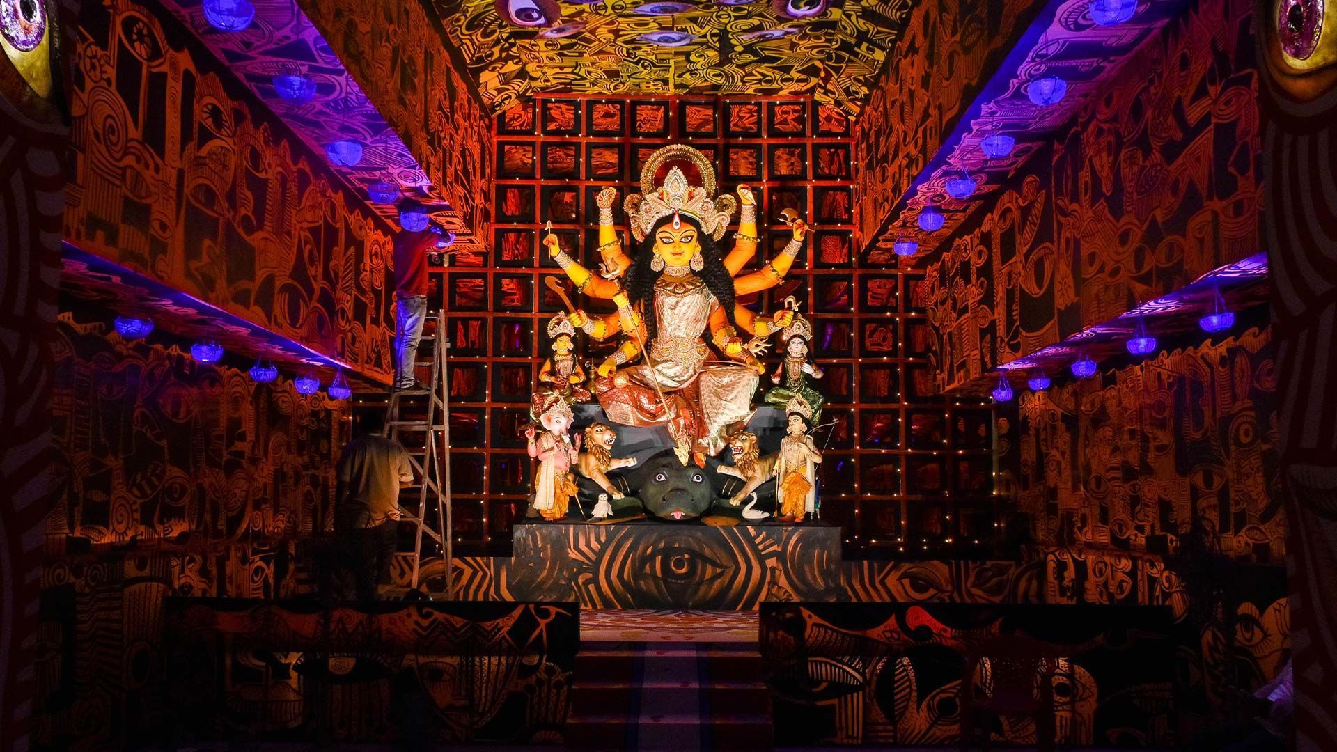 1920x1080 Durga Puja 2023: From Replicas Of ISRO's Vikram Lander To Disneyland Paris, These 7 Pandals With Exciting Themes In Kolkata Are A Must Visit