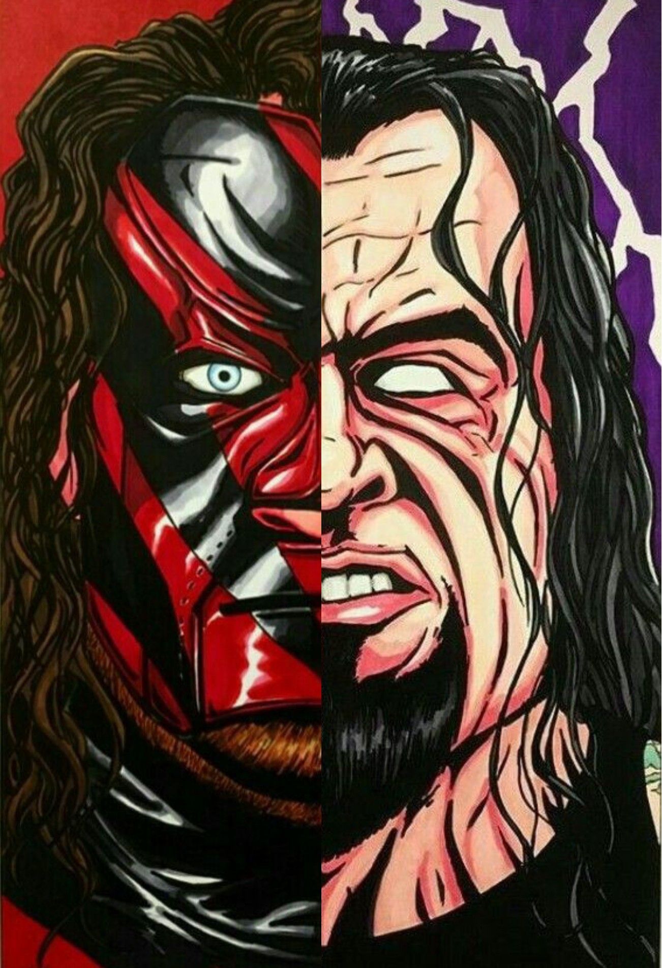 1302x1904 Brothers Of Destruction ideas. kane and undertaker, undertaker and kane, kane vs undertaker