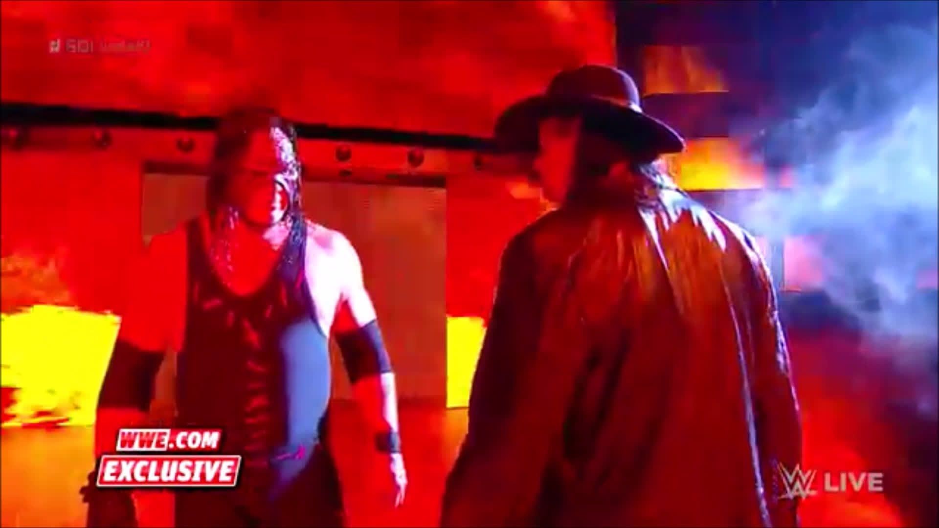 1920x1080 Undertaker and Kane after SmackDown, with Undertaker's Keep Rollin' theme