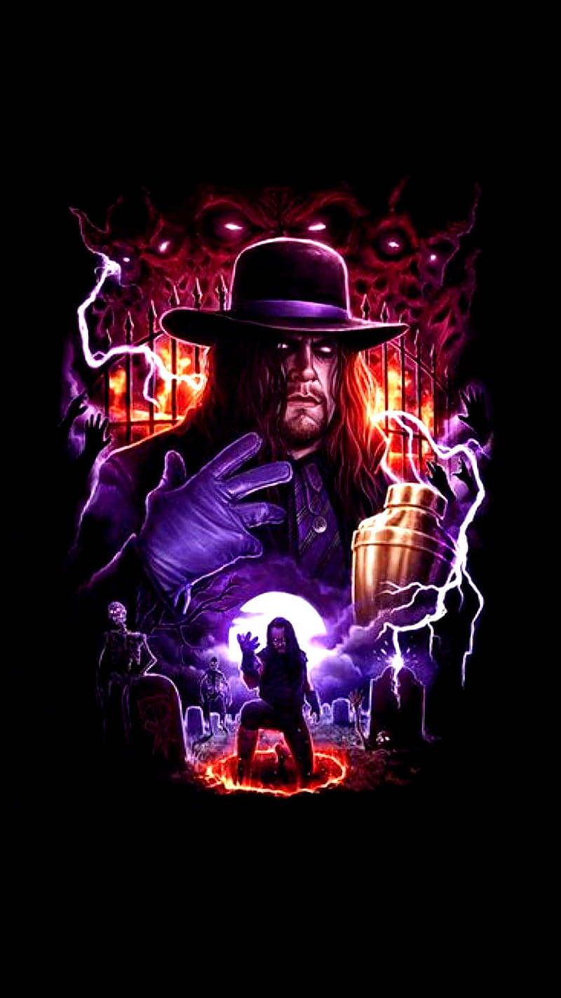800x1422 Download The Undertaker Deadman Art Wallpaper