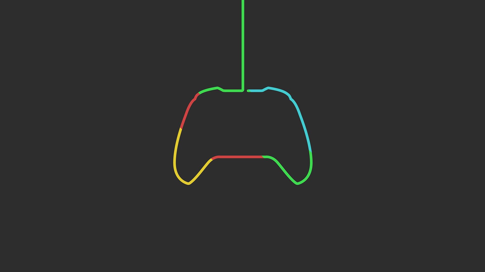 1920x1080 Desktop wallpaper: Video Game, Controller, Minimalist 4K free download for PC. 1030104