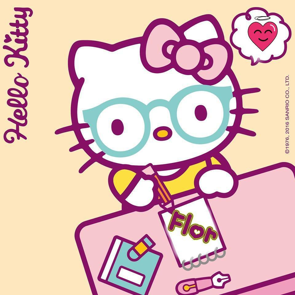 960x960 Hello Kitty School Wallpaper