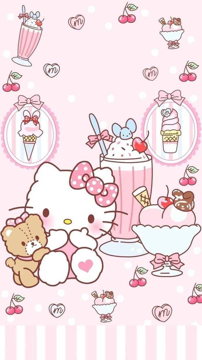 700x1244 Download Sugar Sweet Hello Kitty Aesthetic Wallpaper